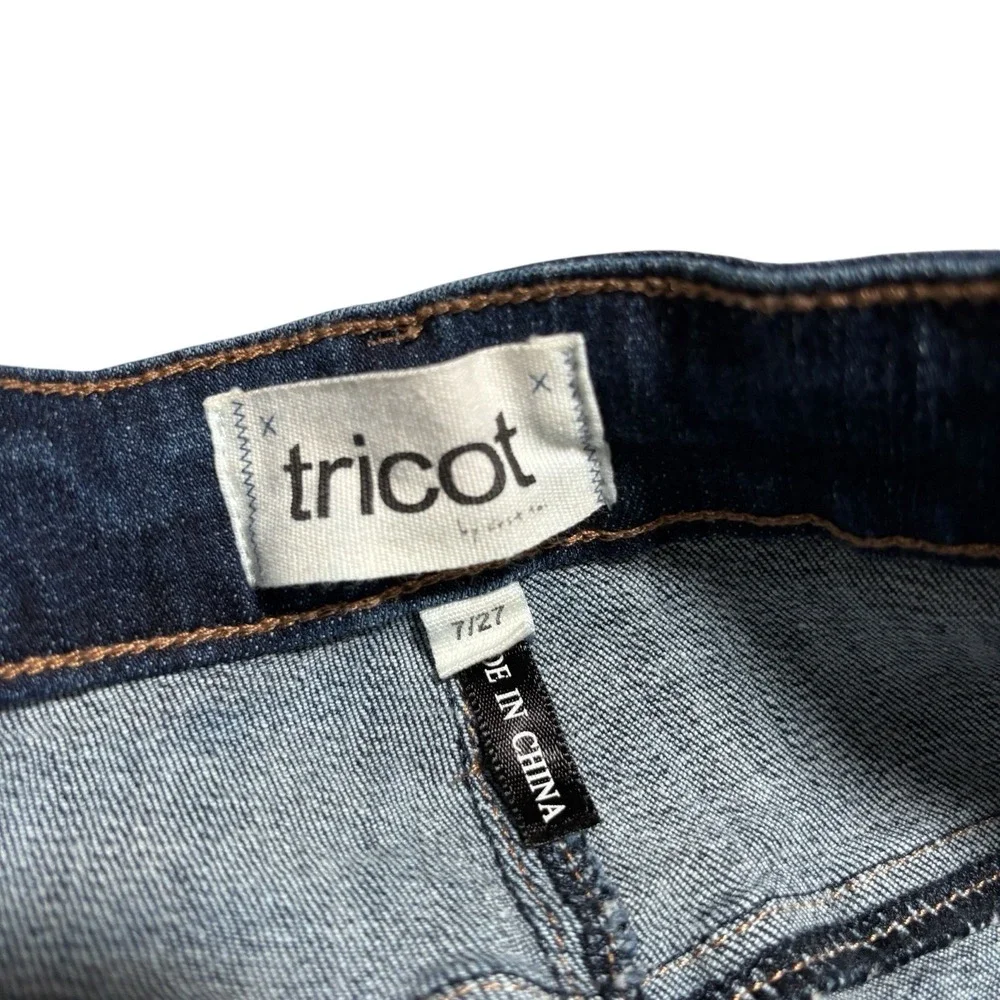 Tricot Women's‎ Button Fly Slim Skinny Leg Jeans Size 7/27 - 27 x 28
